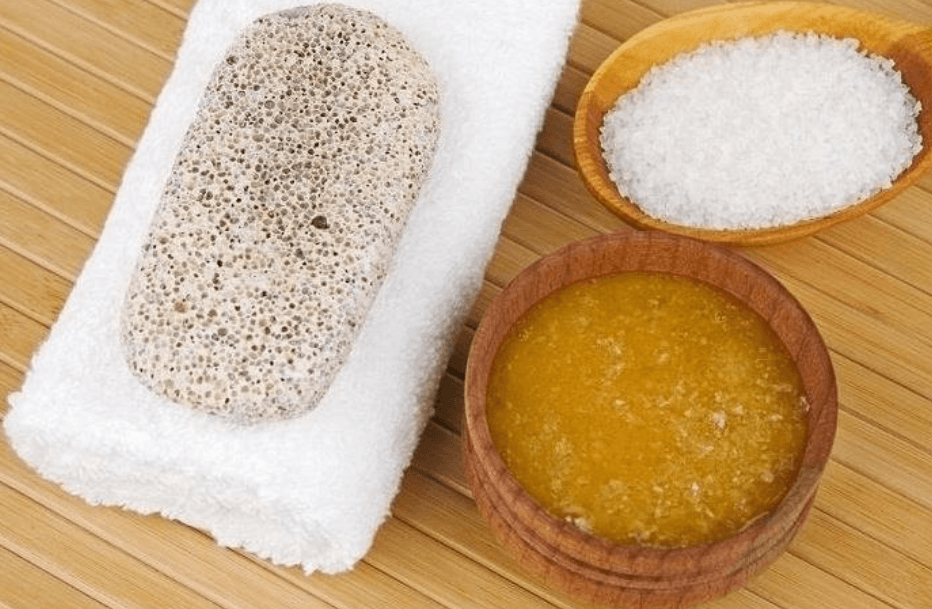exfoliante casero con sal y aceites esenciales